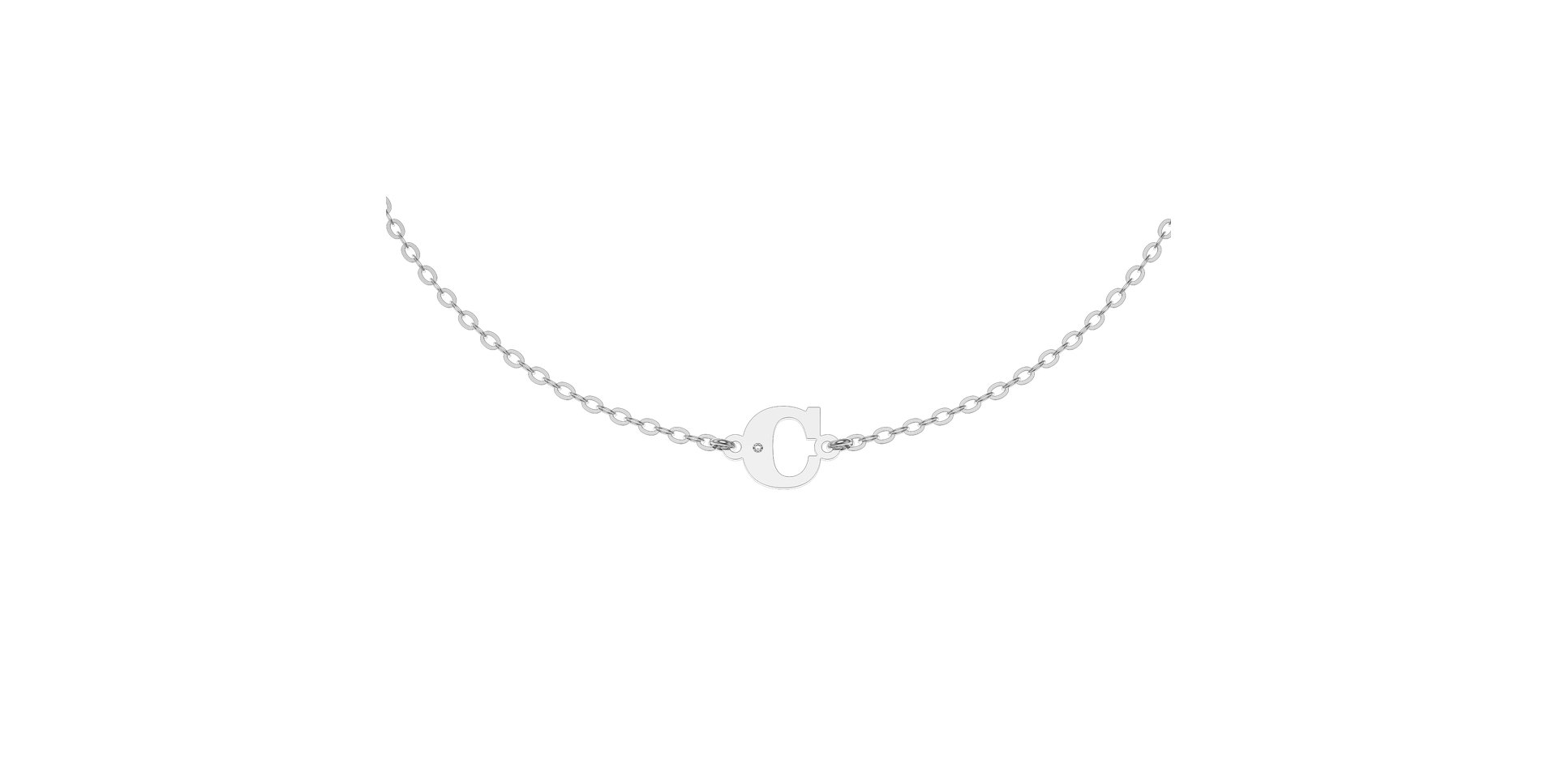 Diamond bracelet Classic Big C