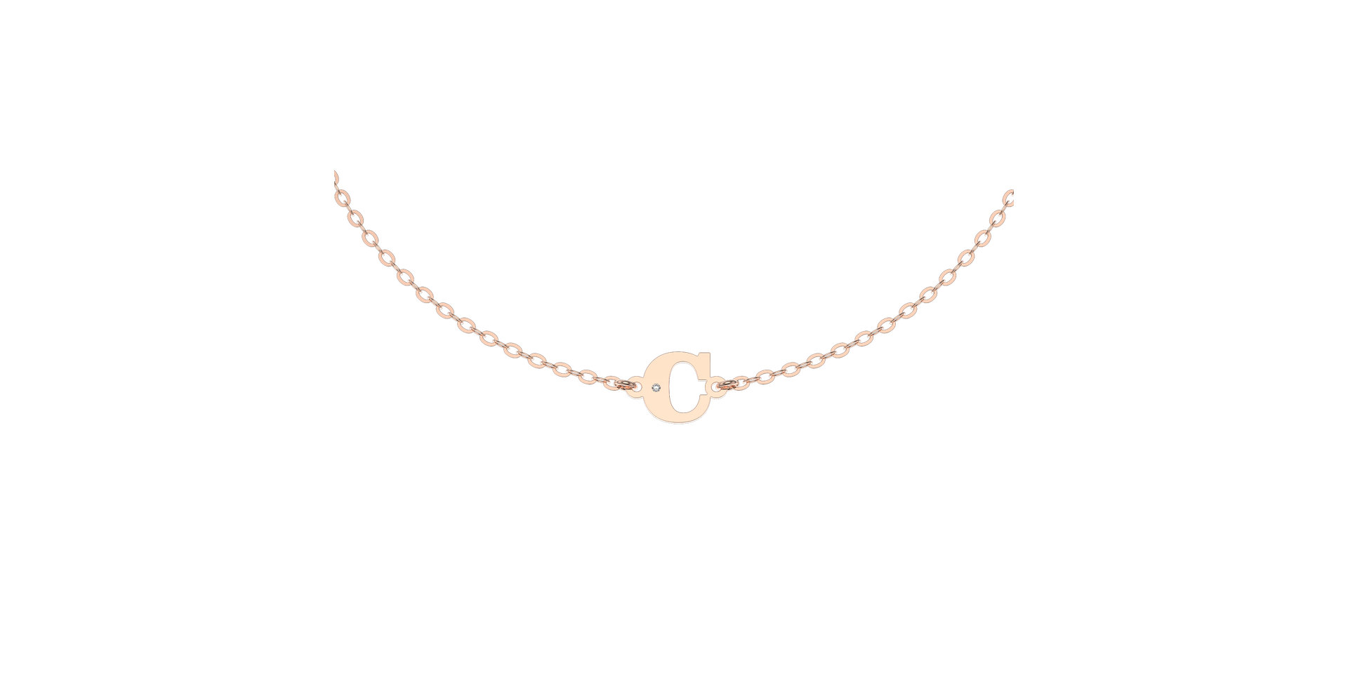 Diamond bracelet Classic Big C