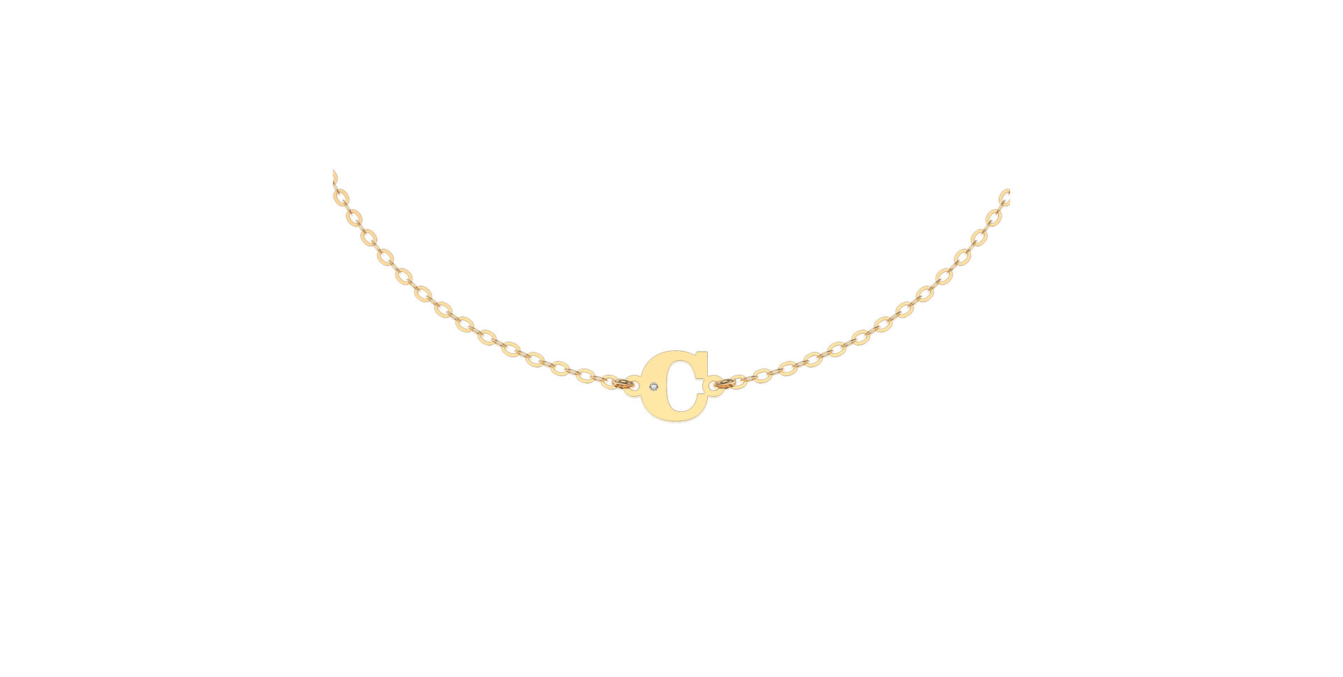 Diamond bracelet Classic Big C