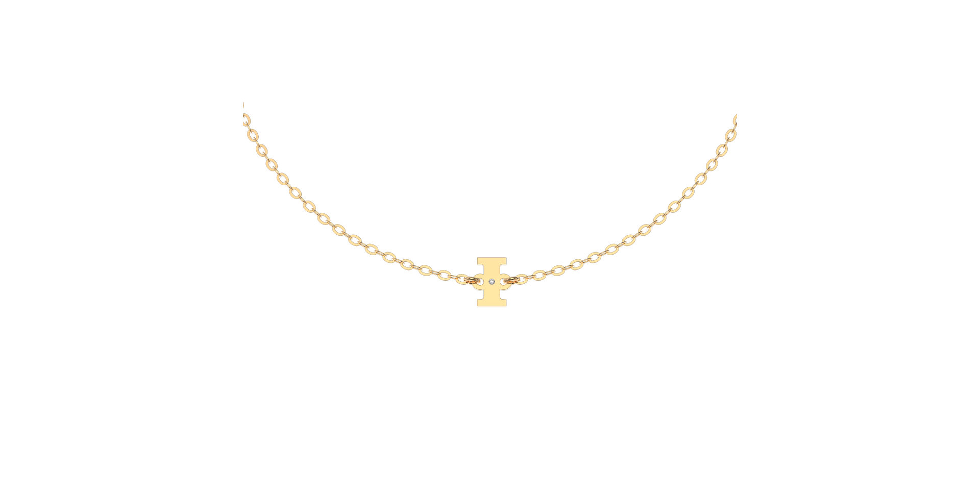 Diamond bracelet Classic Big I