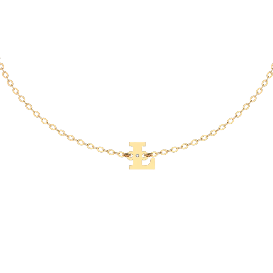 Diamond bracelet Classic Big L