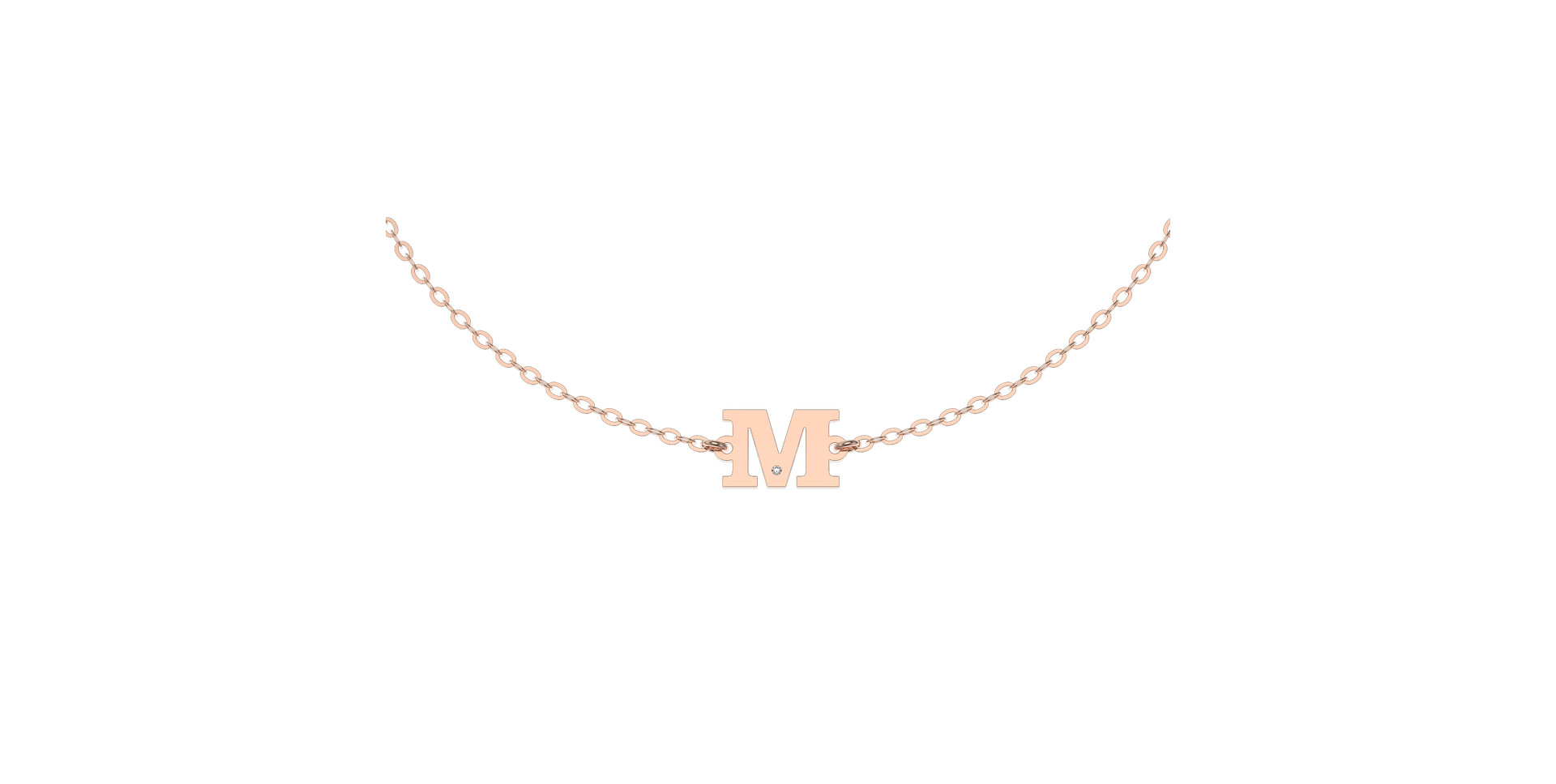 Diamond bracelet Classic Big M