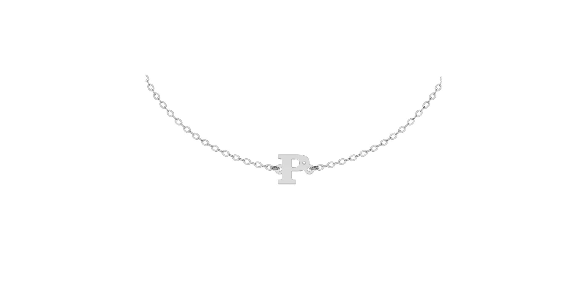 Diamond bracelet Classic Big P