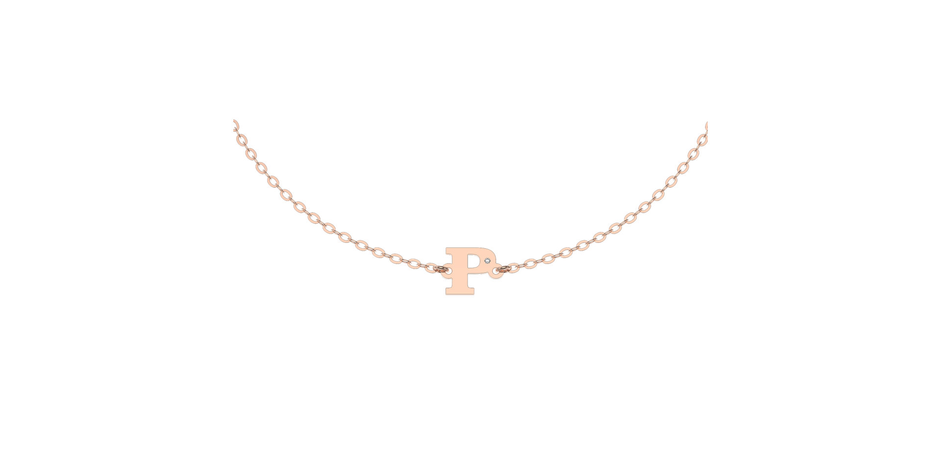 Diamond bracelet Classic Big P