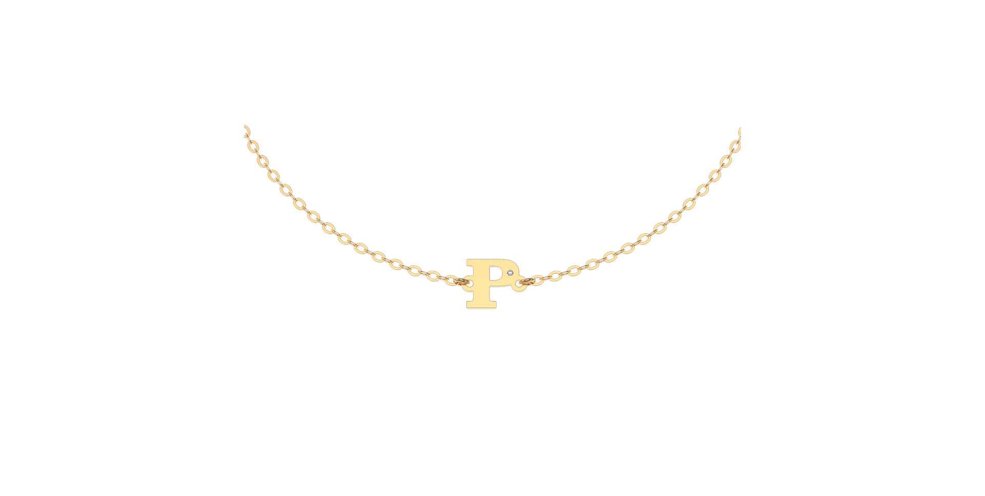 Diamond bracelet Classic Big P