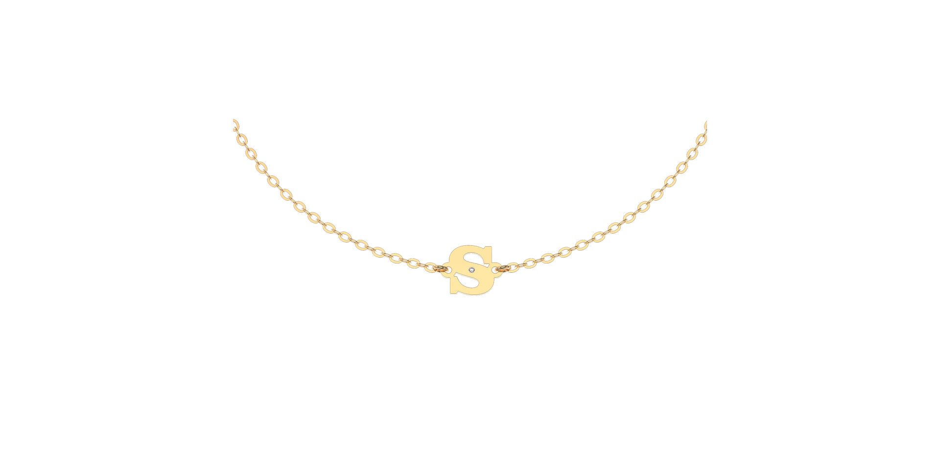 Diamond bracelet Classic Big S