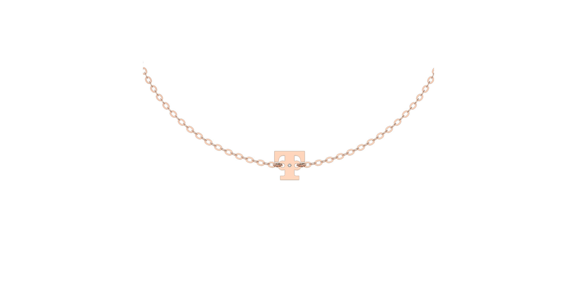 Diamond bracelet Classic Big T