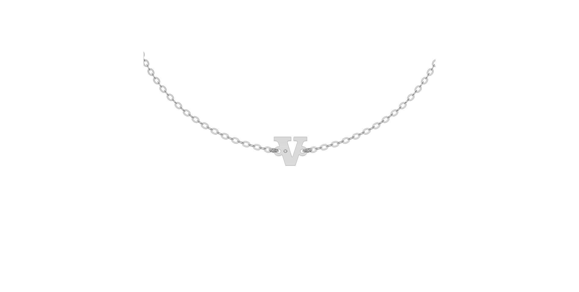 Diamond bracelet Classic Big V