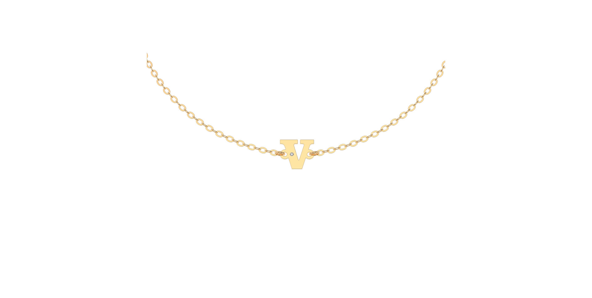 Diamond bracelet Classic Big V