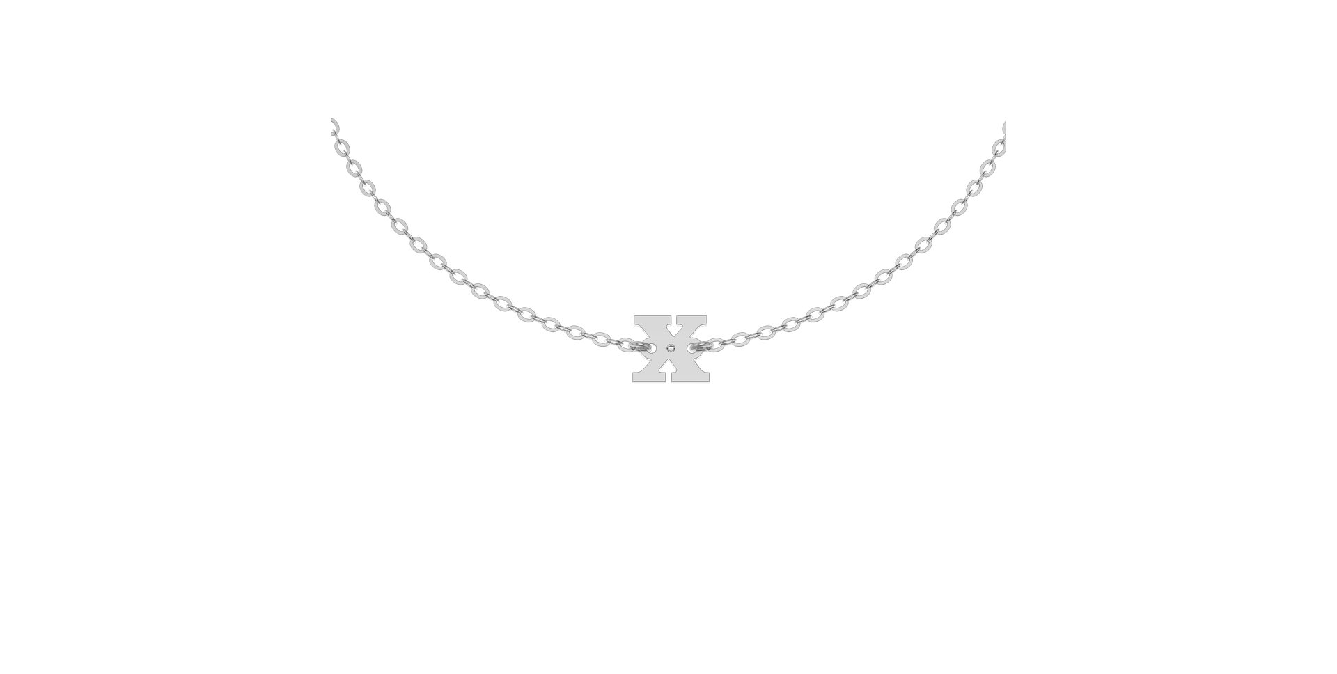 Diamond bracelet Classic Big X