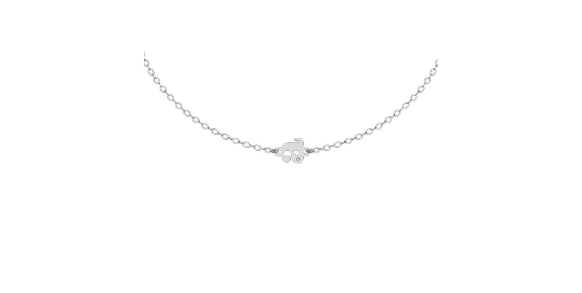 Diamond bracelet Classic Little A