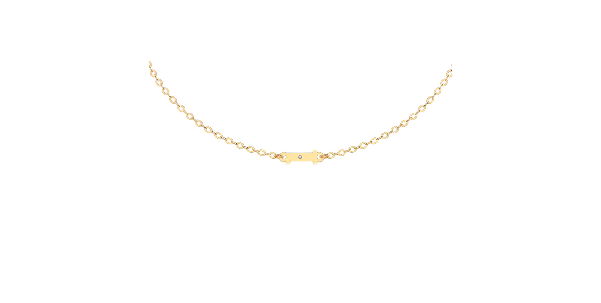 Diamond bracelet Classic Little L