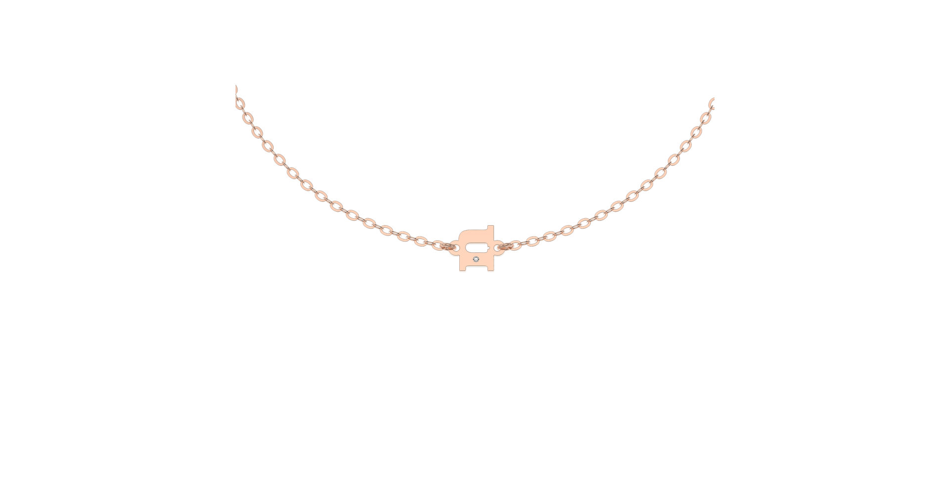 Diamond bracelet Classic Little N