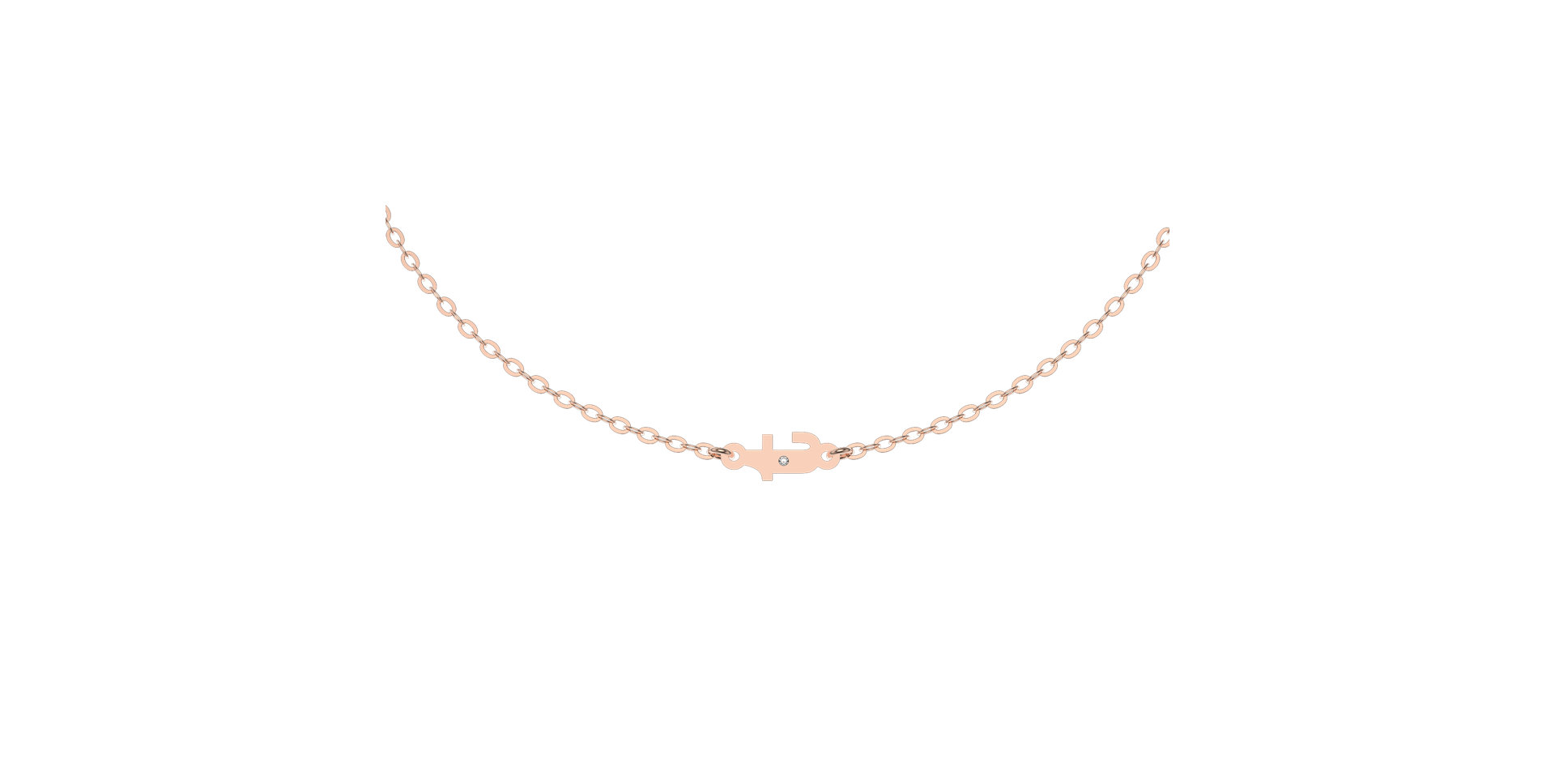 Diamond bracelet Classic Little T