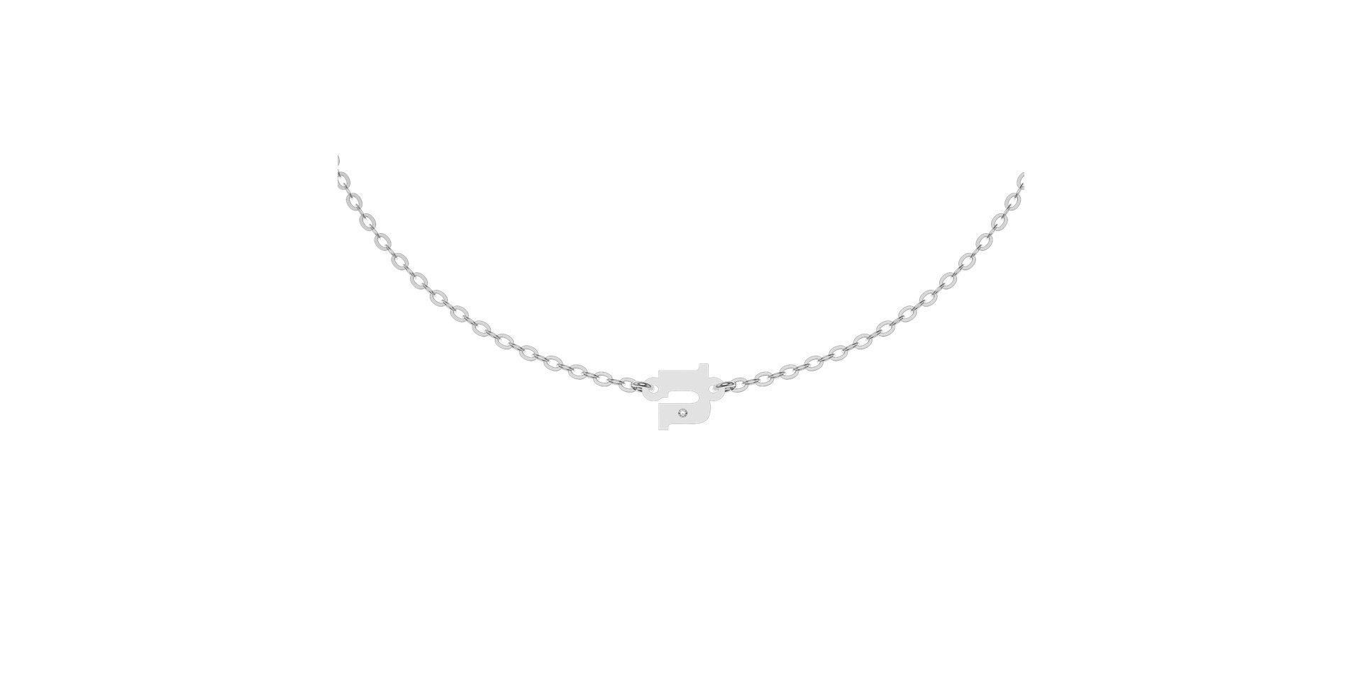 Diamond bracelet Classic Little U