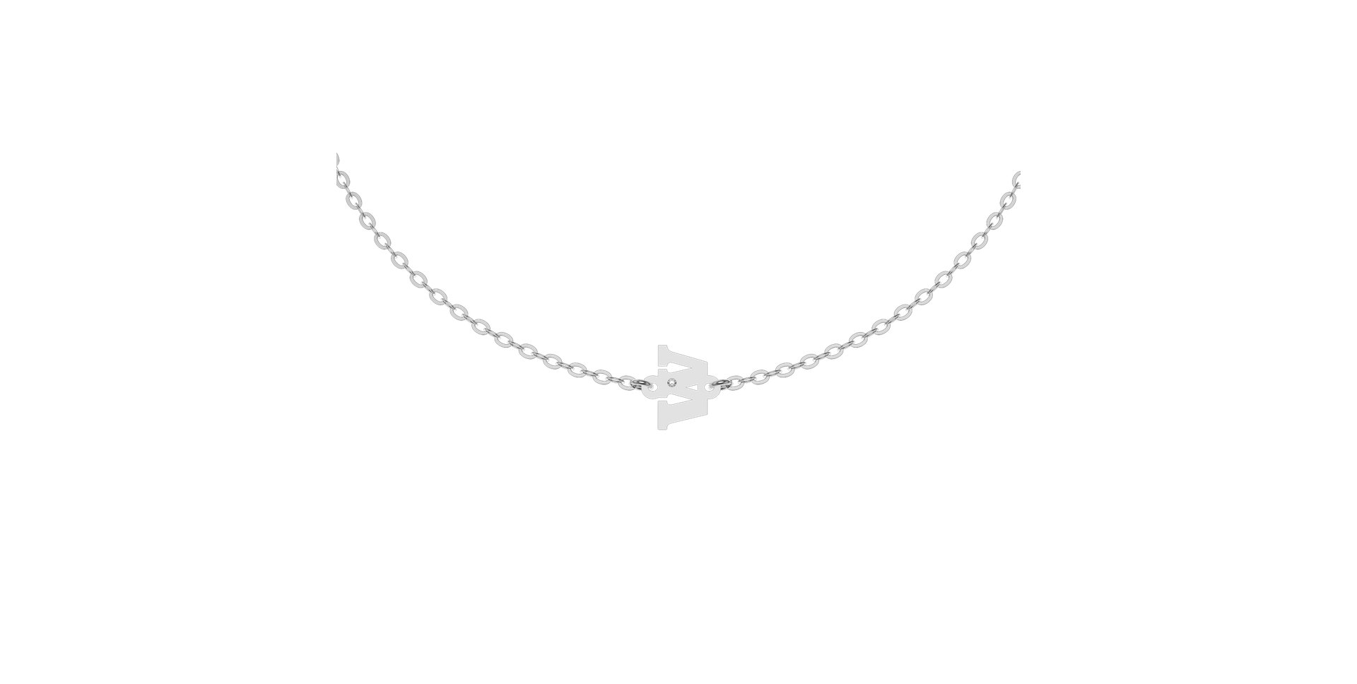 Diamond bracelet Classic Little W