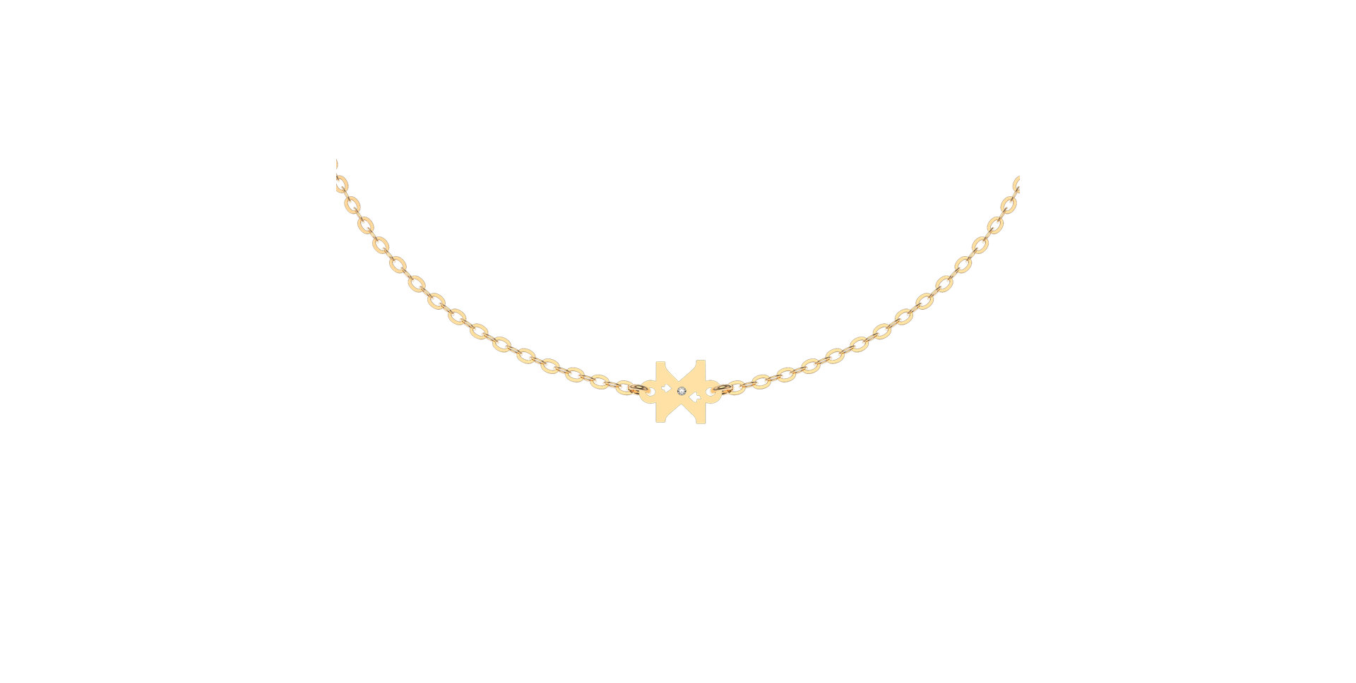 Diamond bracelet Classic Little X