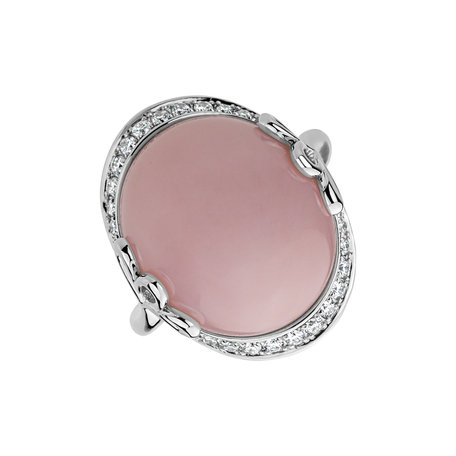 Ring with Opal and diamonds Glorious Gem