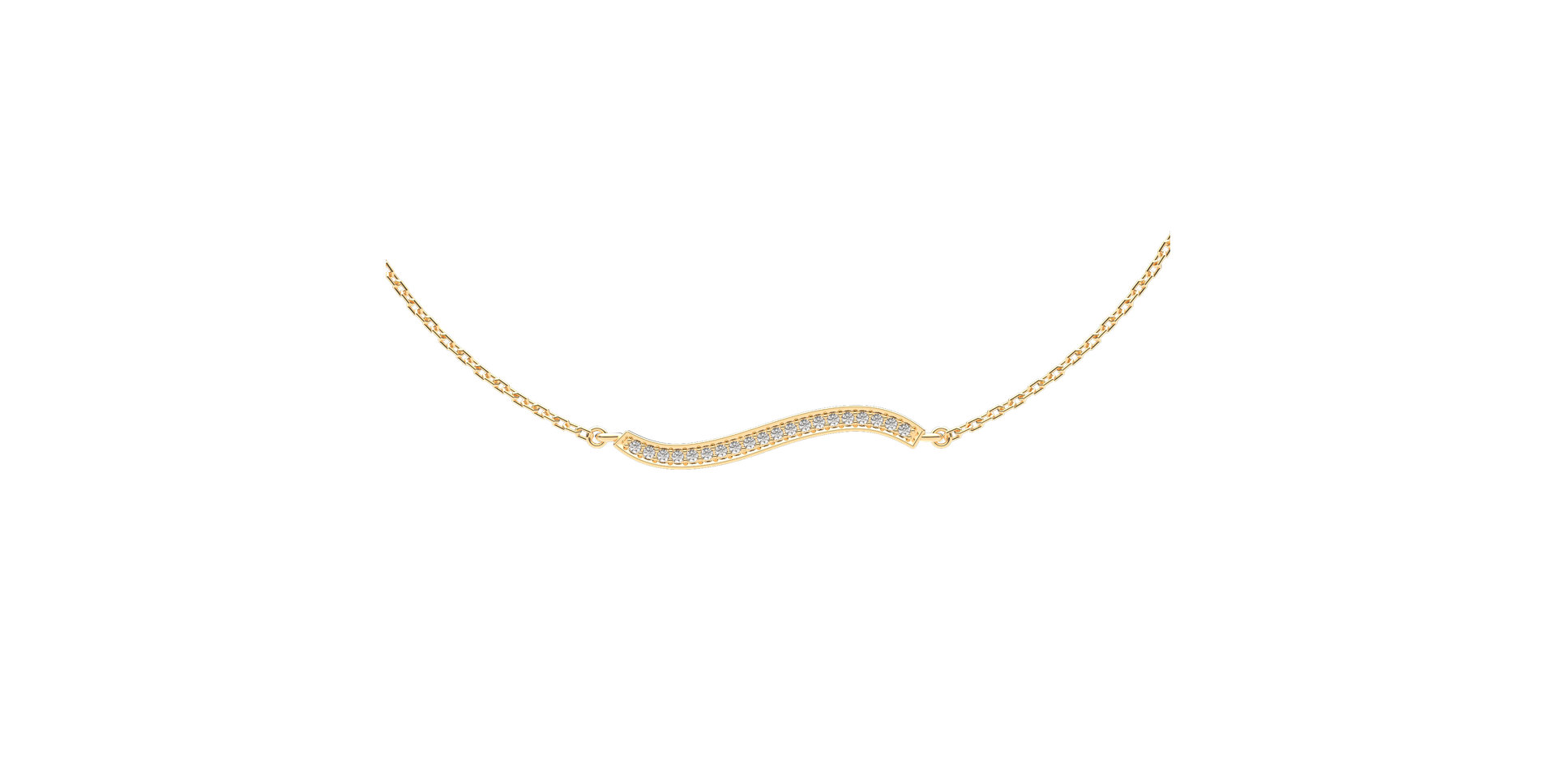 Diamond bracelet Wave