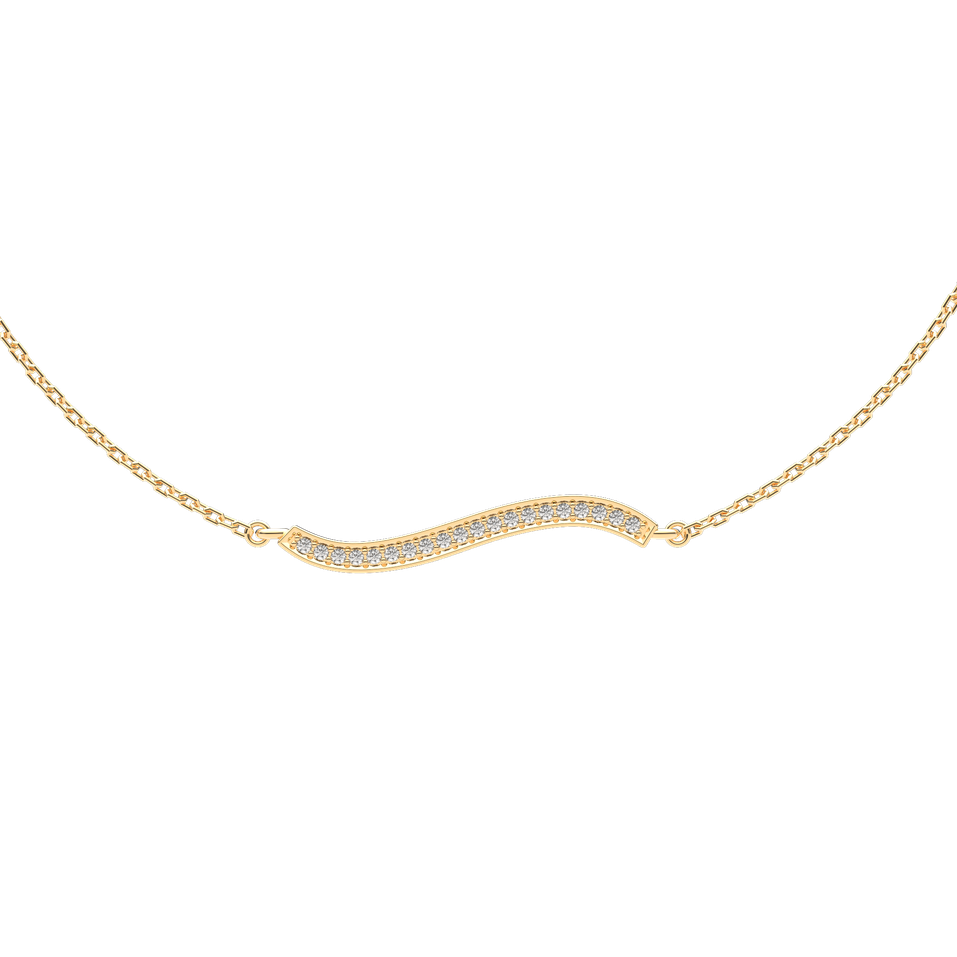 Diamond bracelet Wave