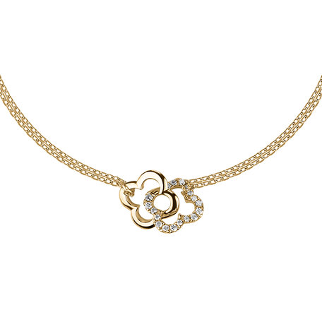 Diamond bracelet Glamour Flowers