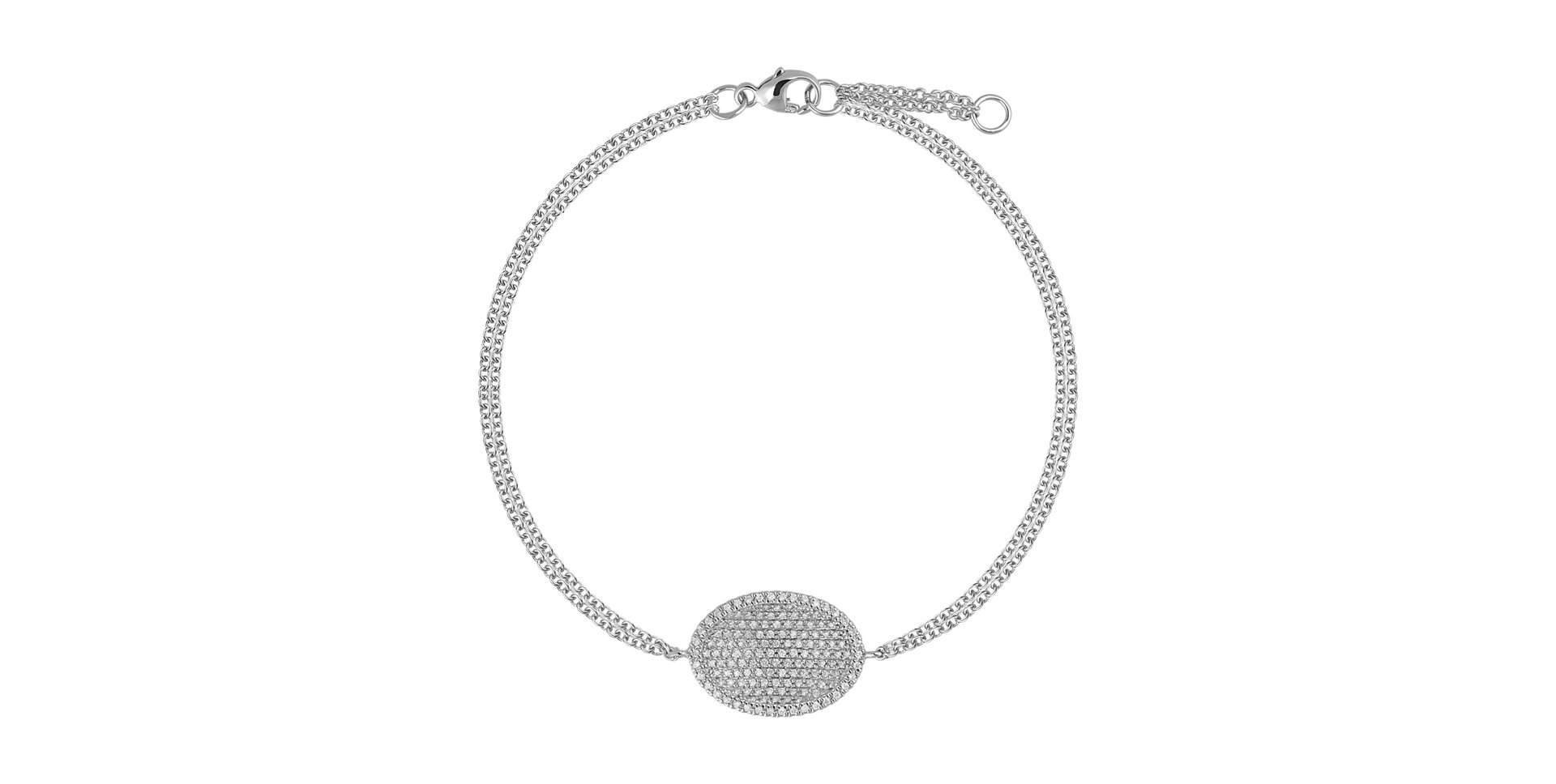 Bracelet with diamonds My Heaven