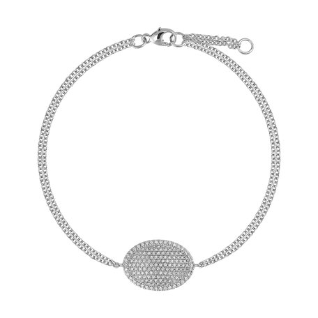 Bracelet with diamonds My Heaven