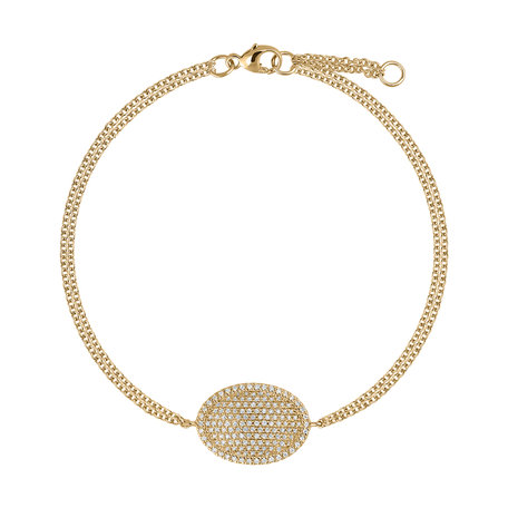 Bracelet with diamonds My Heaven