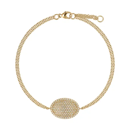 Bracelet with diamonds My Heaven