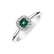 Diamond ring with Emerald Euphoria2