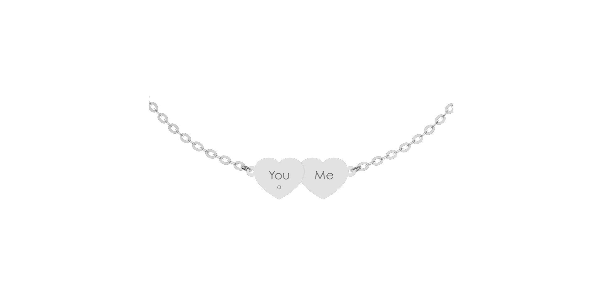 Diamond bracelet You & Me