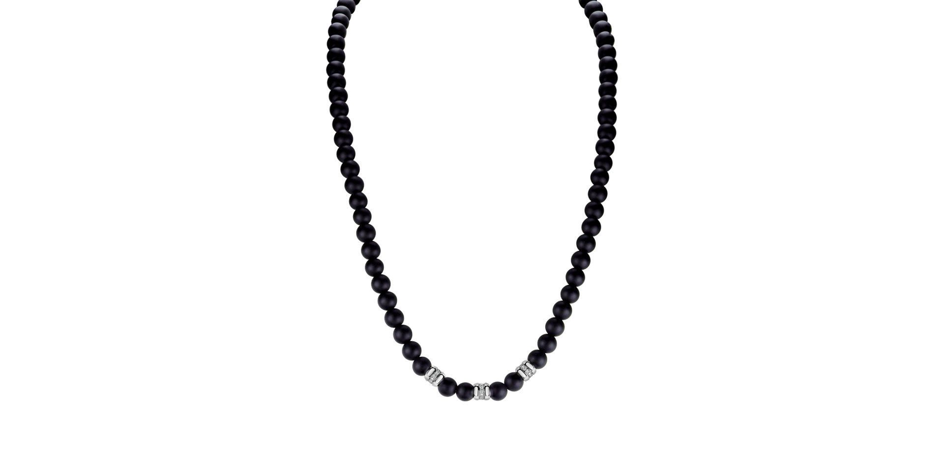 Diamond necklace with Agate Isolda