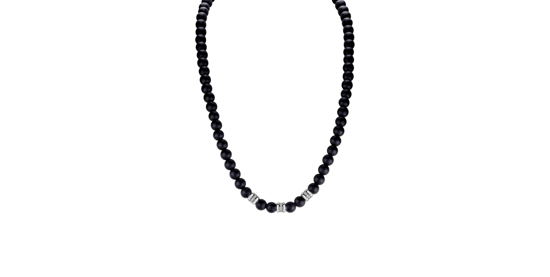 Diamond necklace with Agate Isolda