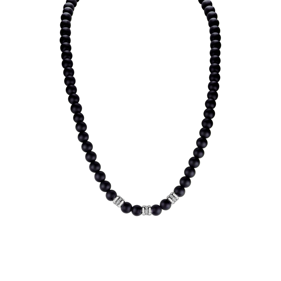Diamond necklace with Agate Isolda