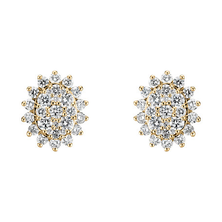 Diamond earrings Midnight Star