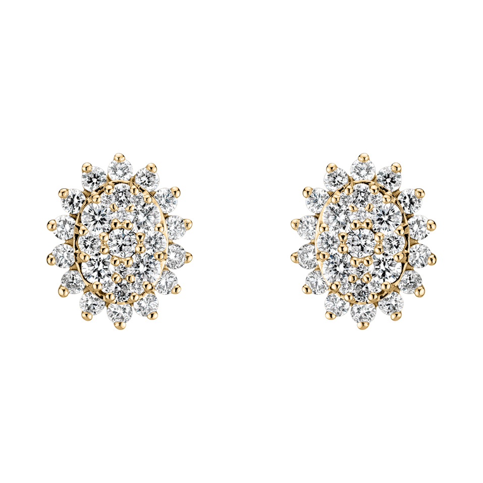 Diamond earrings Midnight Star