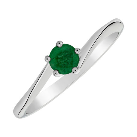Ring with Emerald Bonbon