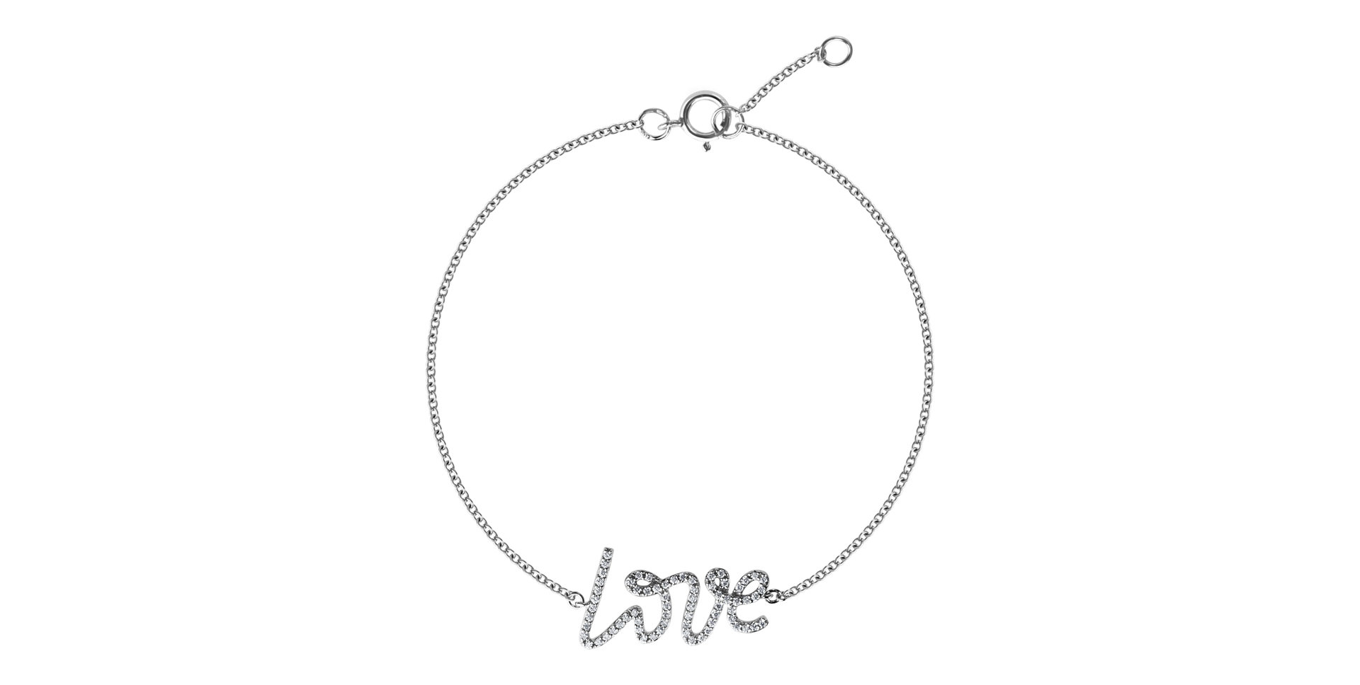 Bracelet with diamonds Pure in Love