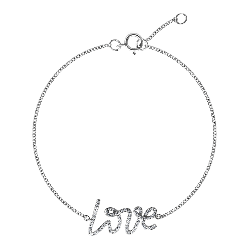 Bracelet with diamonds Pure in Love