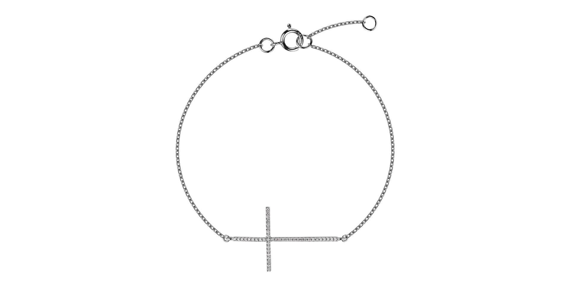 Diamond bracelet Cross