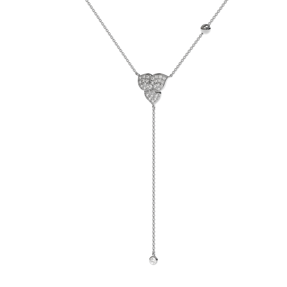 Diamond necklace Petal Waterfall