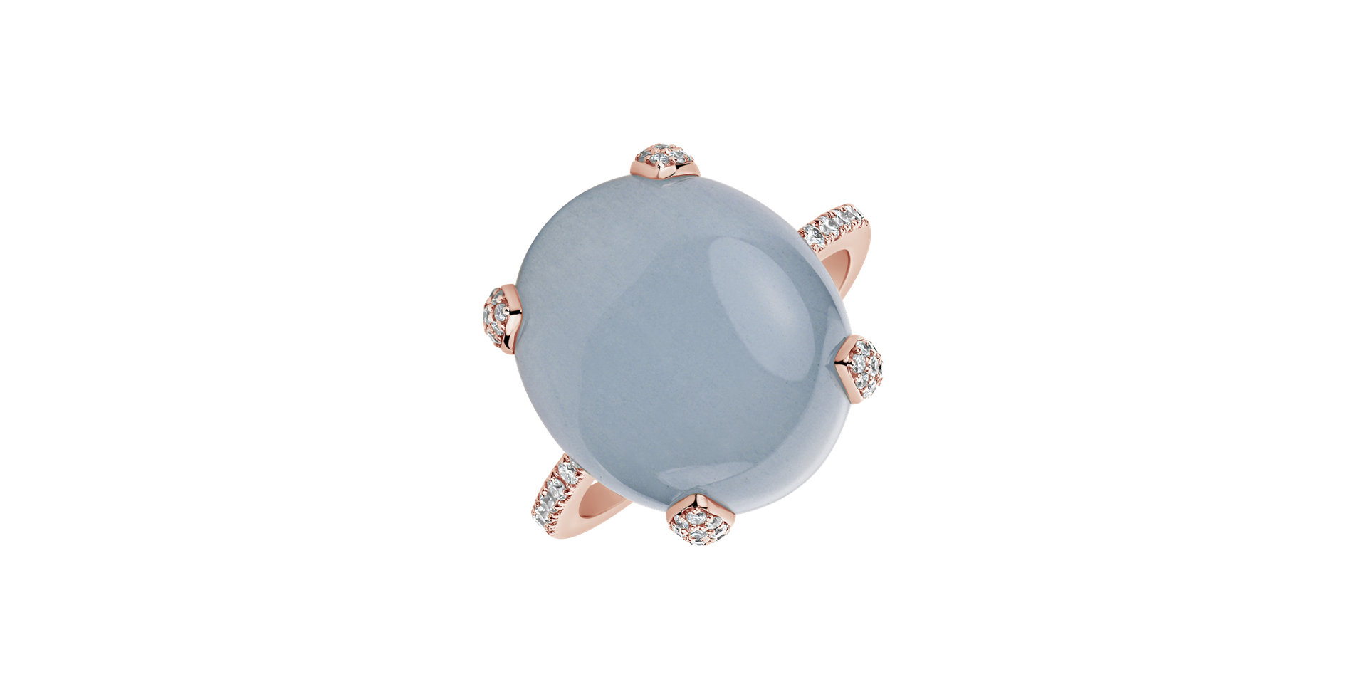Diamond ring with Aquamarine Niche