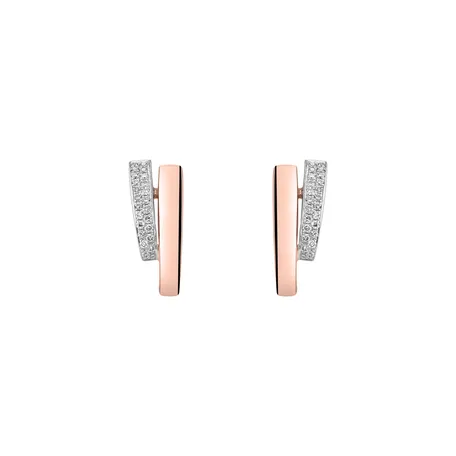 Diamond earrings Radiant Feeling