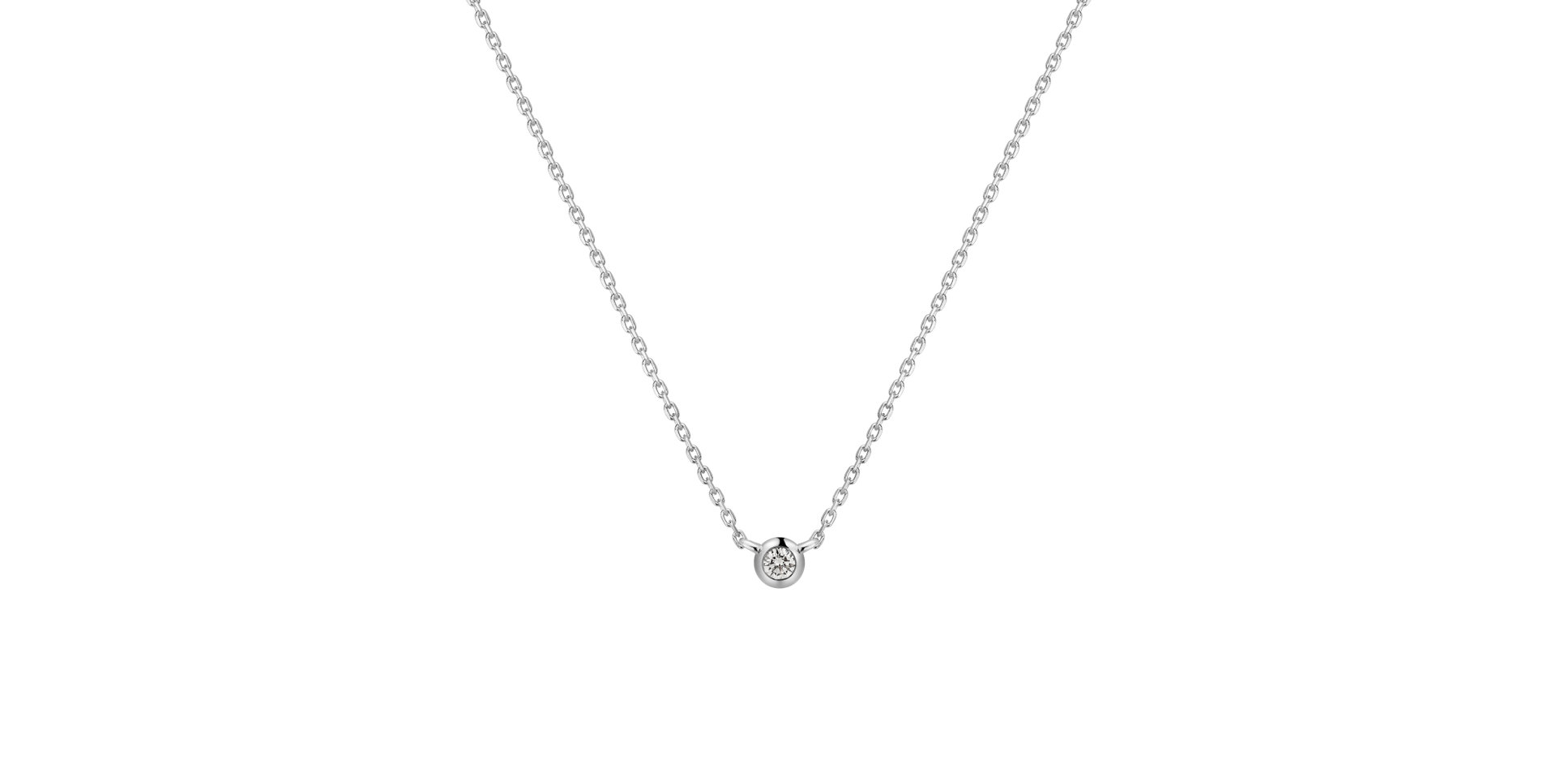 Diamond necklace Sparkling Drop