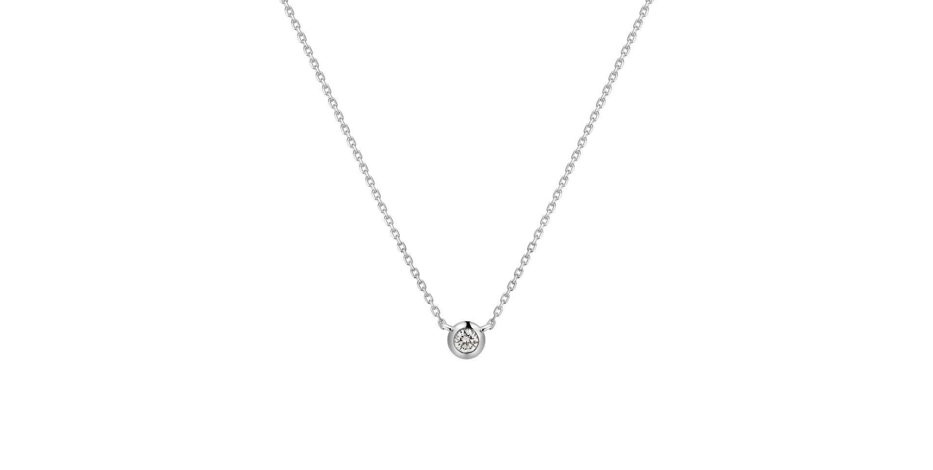 Diamond necklace Sparkling Drop