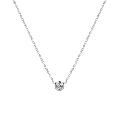 Diamond necklace Sparkling Drop