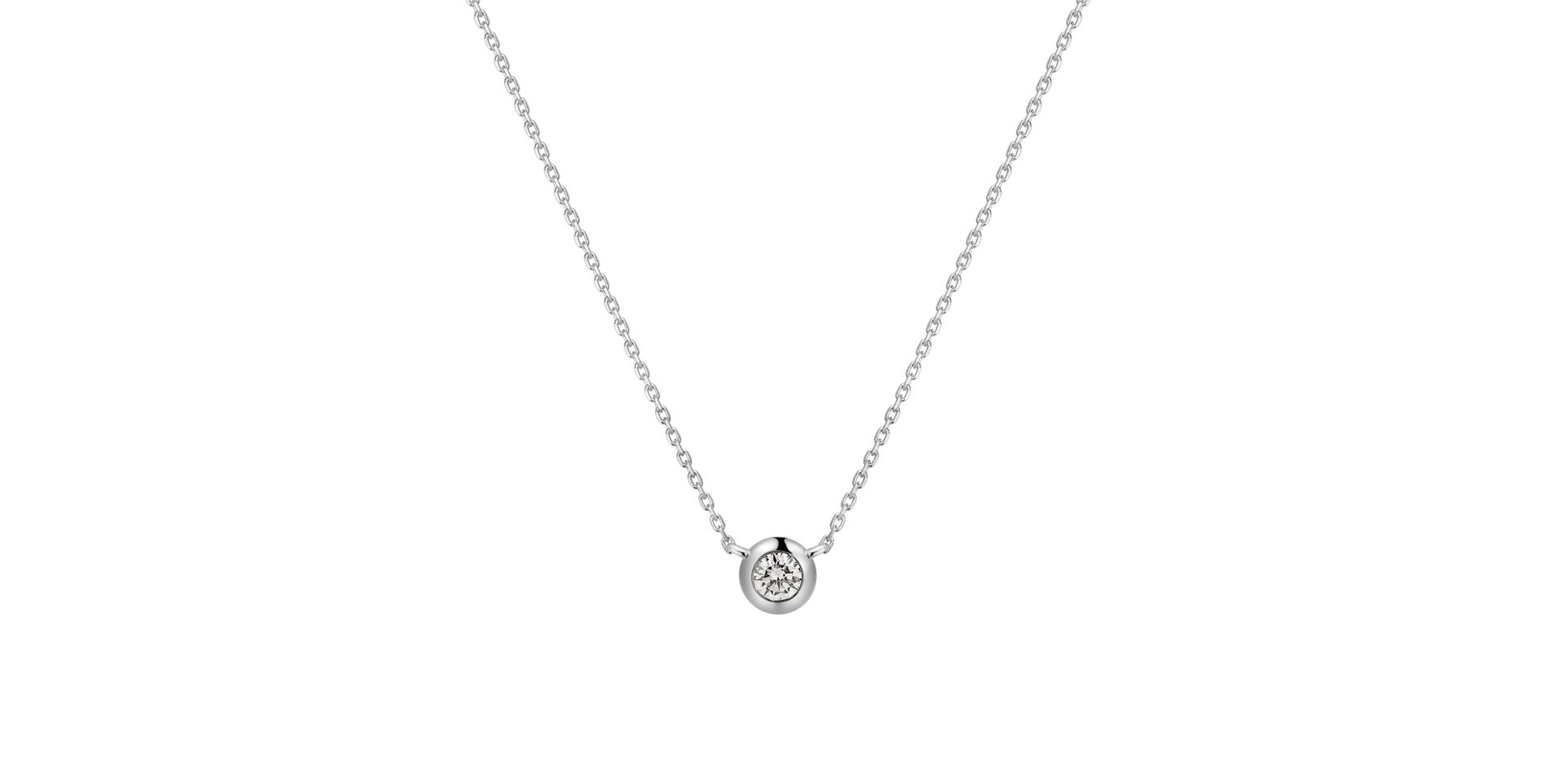 Diamond necklace Sparkling Drop