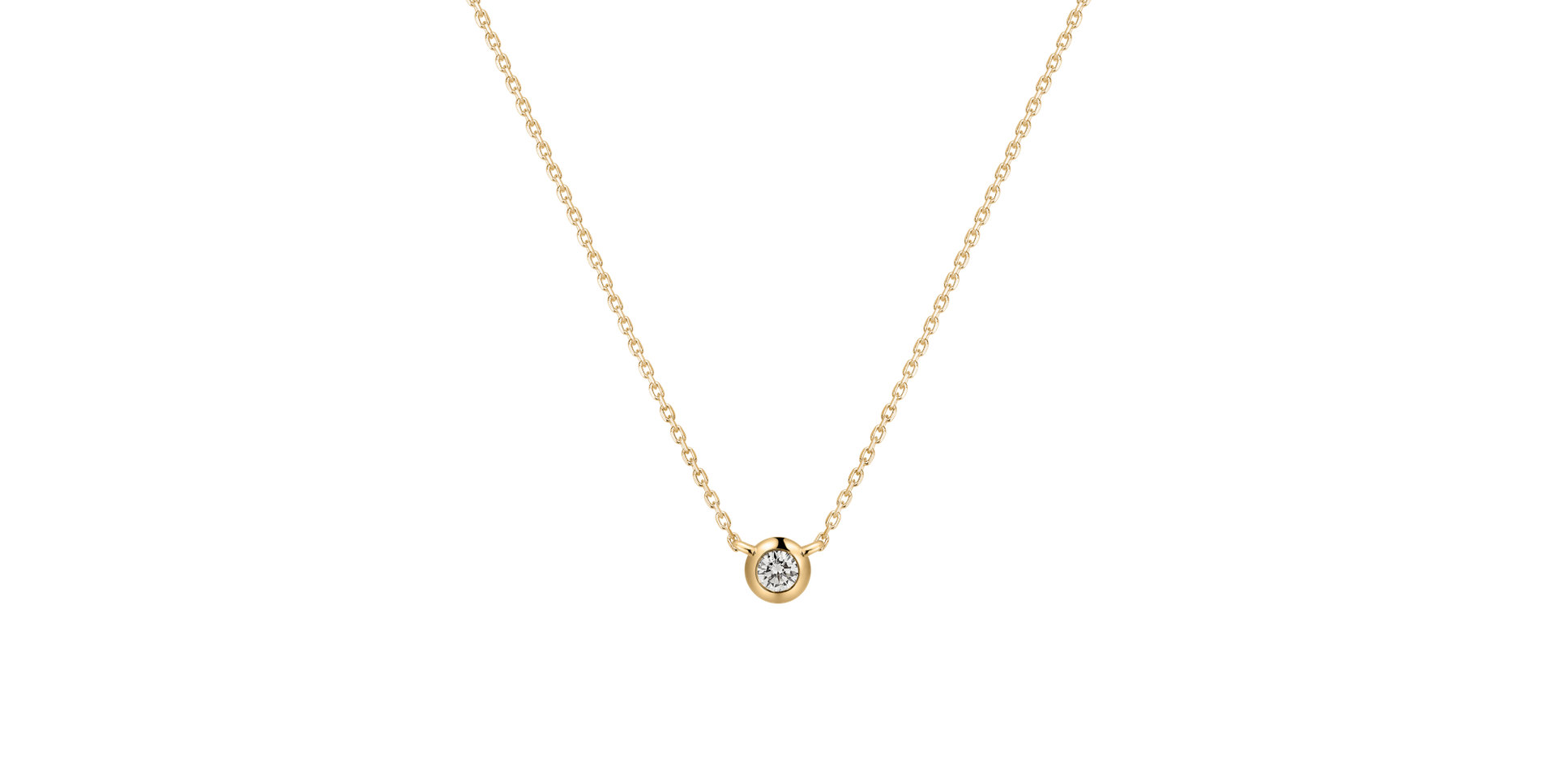 Diamond necklace Sparkling Drop