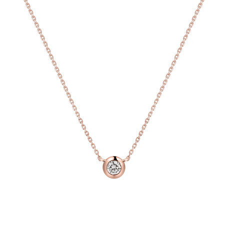 Diamond necklace Sparkling Drop