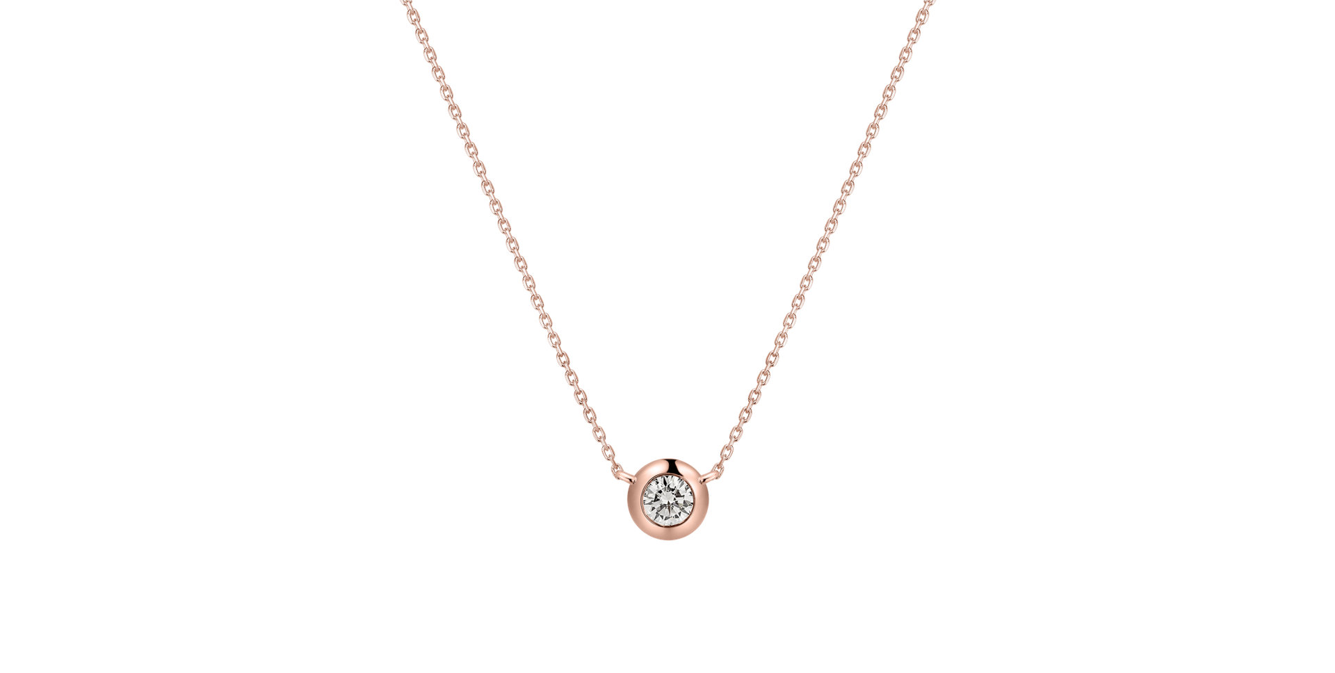 Diamond necklace Sparkling Drop